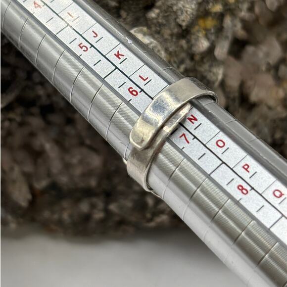 Vintage Green Agate Silver Ring with poison pocket -snuff holder - Picture 6 of 12